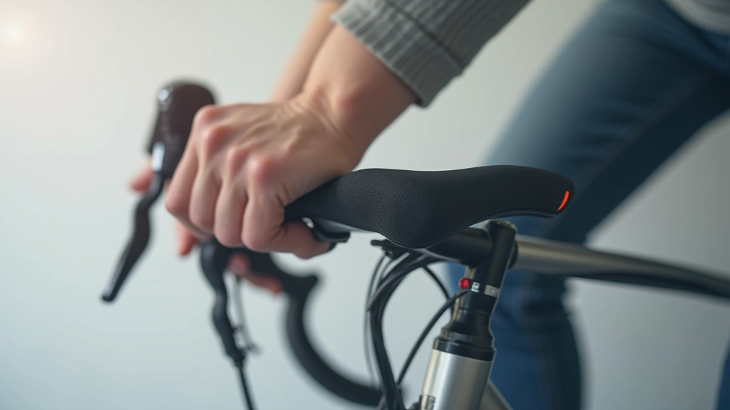 Ergonomiški dviračio rankpėdžiai ir juosmens apsaugos nugaros pagalvė